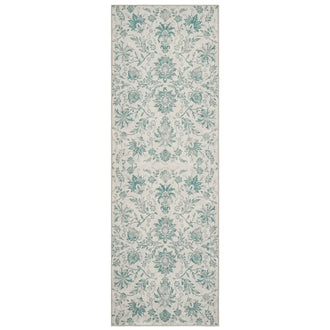 
                    
                      Vintage Distressed Large Floral Scrollwork Area Rug - Jinchan Home
                    
                  