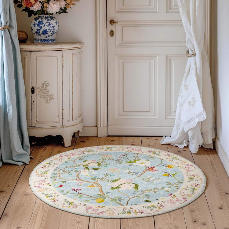 Floral Vine Rug - Jinchan Home