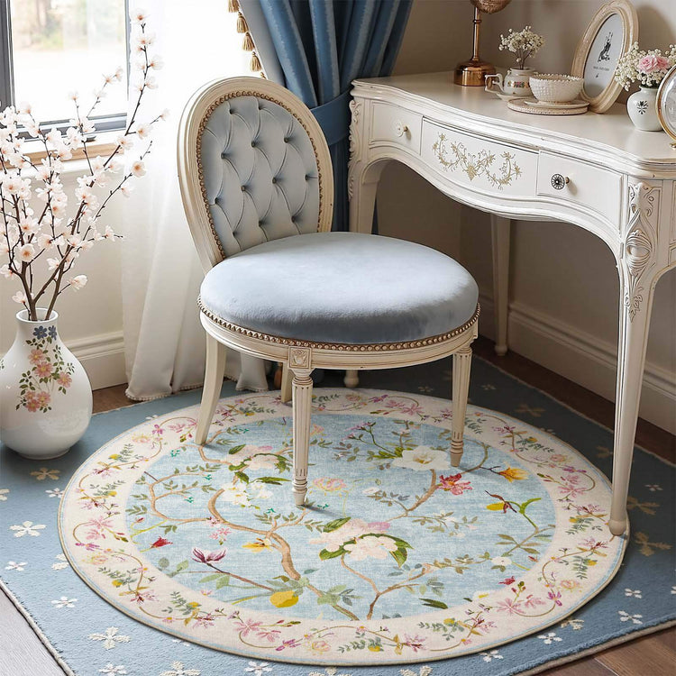 Floral Vine Rug - Jinchan Home