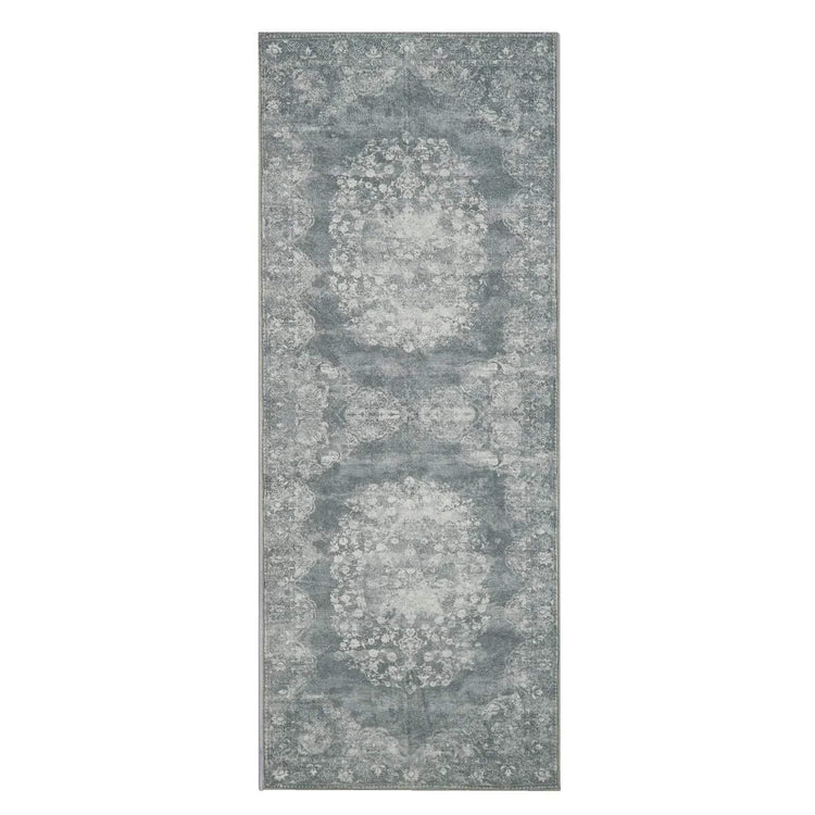 Faded Persian Medallion Area Rug - Jinchan Home