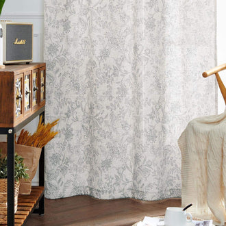 
                    
                      Ethereal Botanical Linen Curtains - Jinchan Home
                    
                  