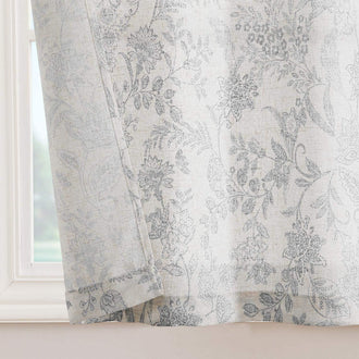 
                    
                      Neutral Scroll Pattern DIY Tie-Up Kitchen Curtains - Jinchan Home
                    
                  