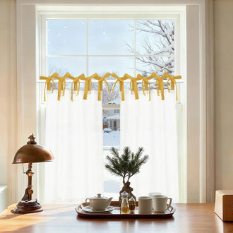 
                    
                      DIY Colorblock Linen-Blend Kitchen Curtains - Jinchan Home
                    
                  
