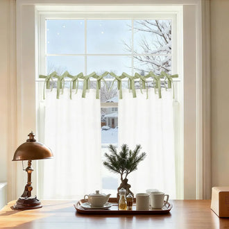 
                    
                      DIY Colorblock Linen-Blend Kitchen Curtains - Jinchan Home
                    
                  