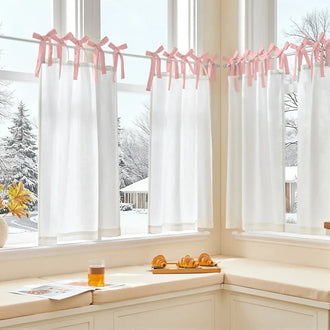 
                    
                      DIY Colorblock Linen-Blend Kitchen Curtains - Jinchan Home
                    
                  