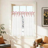 DIY Colorblock Linen-Blend Kitchen Curtains - Jinchan Home