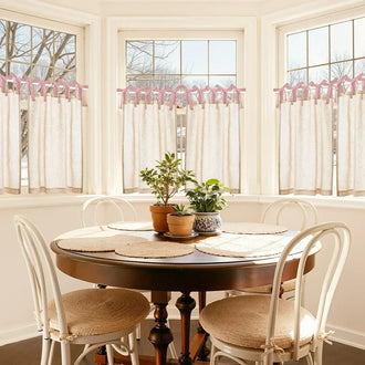 
                    
                      DIY Colorblock Linen-Blend Kitchen Curtains - Jinchan Home
                    
                  