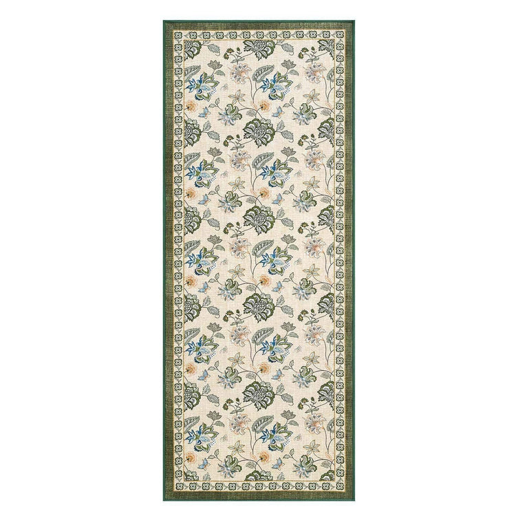 Vintage Floral Butterfly Botanical Area Rug - Jinchan Home