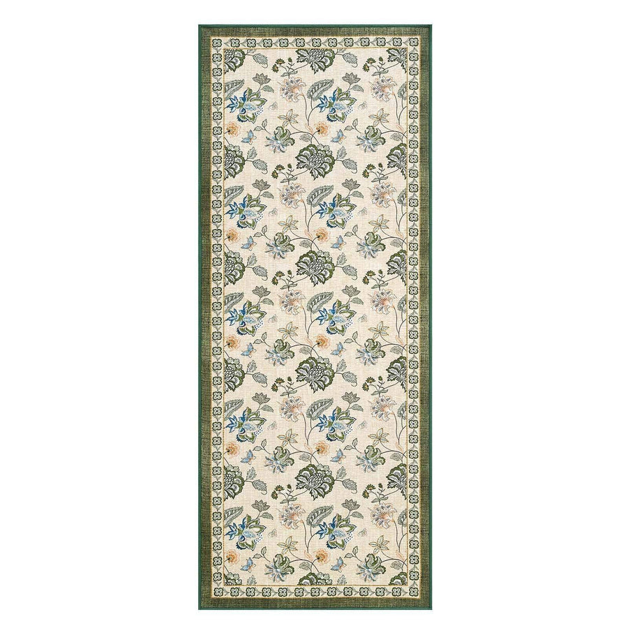 Vintage Floral Butterfly Botanical Area Rug - Jinchan Home