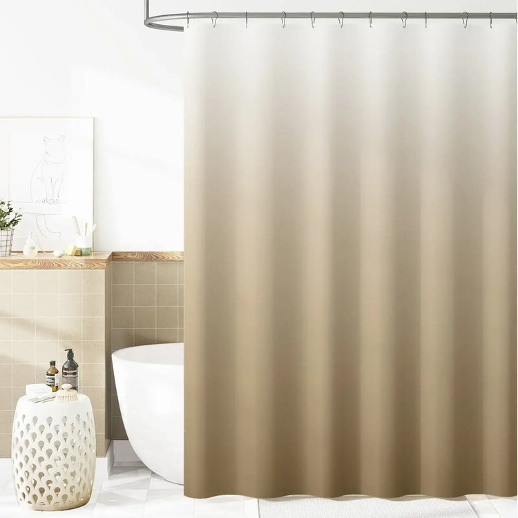 Smooth Gradient Tone Shower Curtain - Jinchan Home