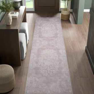 
                    
                      Antique Distressed Medallion Area Rug - Jinchan Home
                    
                  