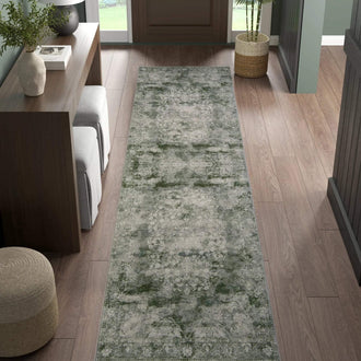 
                    
                      Antique Distressed Medallion Area Rug - Jinchan Home
                    
                  