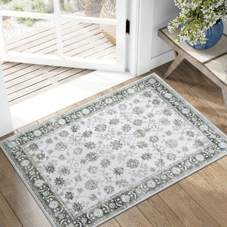 
                    
                      Vintage Floral Medallion Area Rug - Jinchan Home
                    
                  