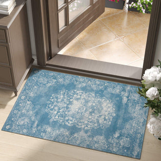 
                    
                      Antique Distressed Medallion Area Rug - Jinchan Home
                    
                  