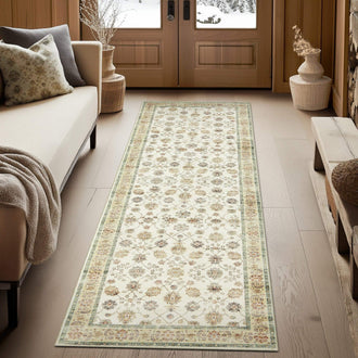 
                    
                      Vintage Floral Medallion Area Rug - Jinchan Home
                    
                  