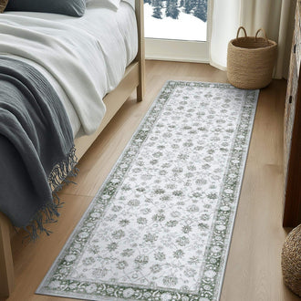 
                    
                      Vintage Floral Medallion Area Rug - Jinchan Home
                    
                  