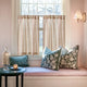 
                    
                      Colorful Striped Linen-Blend Kitchen Curtains - Jinchan Home
                    
                  