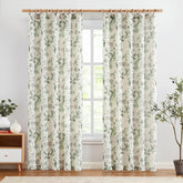 Tropical Leaf Print Botanical 3-in-1 Curtains - Jinchan Home
