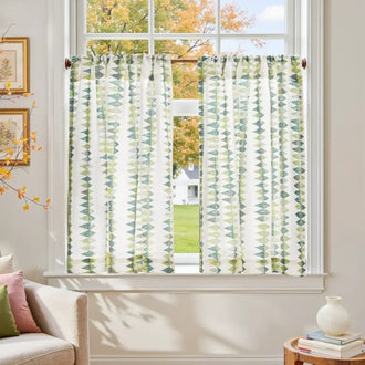 
                    
                      Geometric Triangle Kitchen Curtains - Jinchan Home
                    
                  