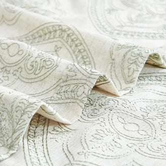 
                    
                      Embroidered Paisley Grommet Curtains - Jinchan Home
                    
                  