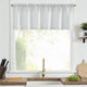 
                    
                      Solid Waffle Weave Rod-Pocket Valance - Jinchan Home
                    
                  
