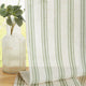 
                    
                      Twill Striped Linen Blend Rod Pocket Kitchen Curtains - Jinchan Home
                    
                  