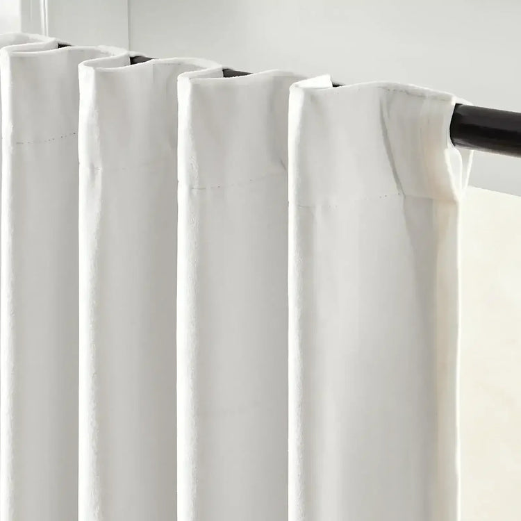 Velvet Light Filtering Curtain (1 Panel) - Jinchan Home
