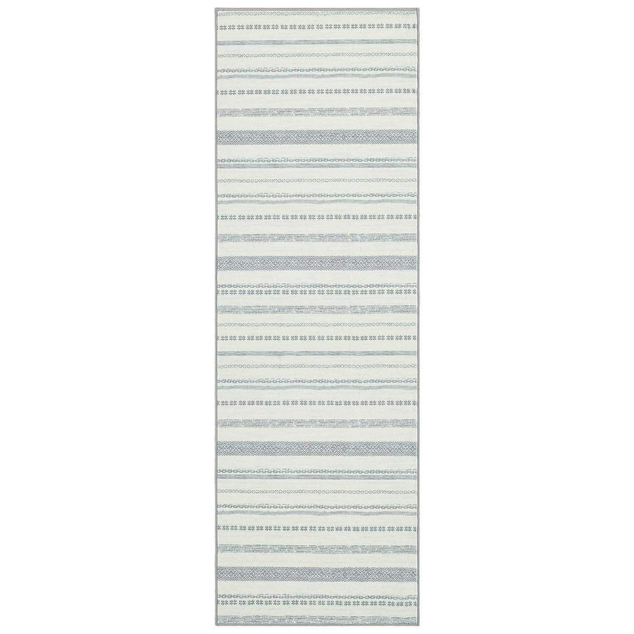 Boho Multi-Striped Geometric Area Rug - Jinchan Home