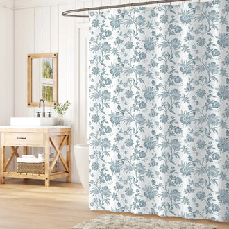 
                    
                      Hand-Drawn Floral Shower Curtain - Jinchan Home
                    
                  