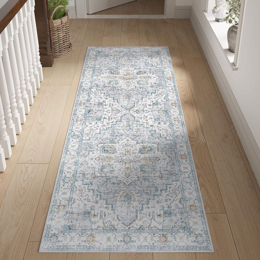 Vintage Persian Medallion Rug - Jinchan Home