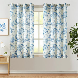 
                    
                      Jungle Safari Vintage Toile Print Grommet Curtains - Jinchan Home
                    
                  