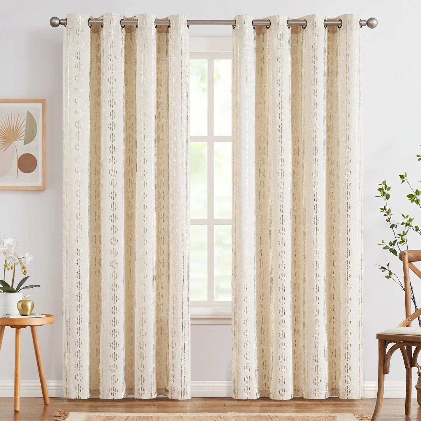 Boho Geometric Stripe Curtains - Jinchan Home