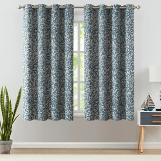 
                    
                      Vintage Scrollwork Damask Curtains - Jinchan Home
                    
                  