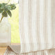 
                    
                      Twill Striped Linen Blend Rod Pocket Kitchen Curtains - Jinchan Home
                    
                  