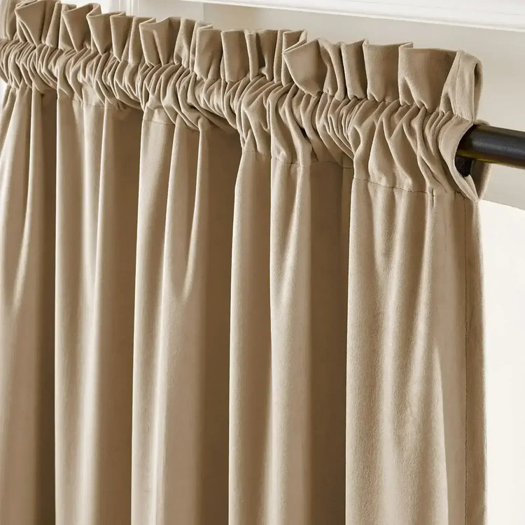 Velvet Curtain (1 Panel) - Jinchan Home