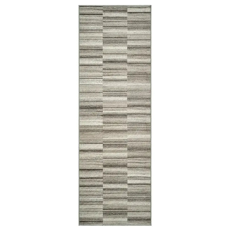 Striped Patchwork Area Rug - Jinchan Home