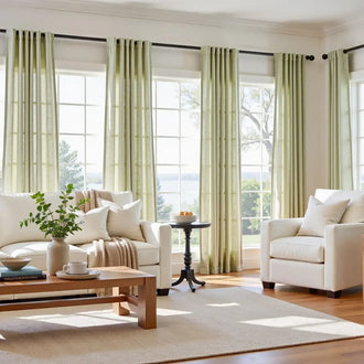 
                    
                      Solid Linen-Blend 3-in-1 Curtains - Jinchan Home
                    
                  