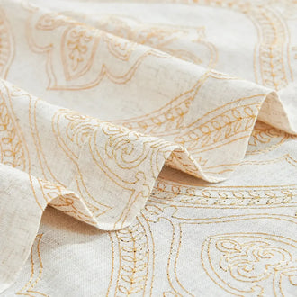 
                    
                      Embroidered Paisley Grommet Curtains - Jinchan Home
                    
                  