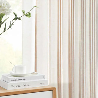 
                    
                      Ticking Stripe 3-in-1 Curtains - Jinchan Home
                    
                  