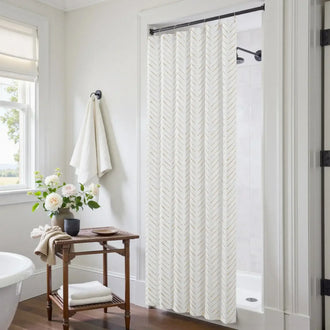 
                    
                      Herringbone Printed Shower Curtain - Jinchan Home
                    
                  