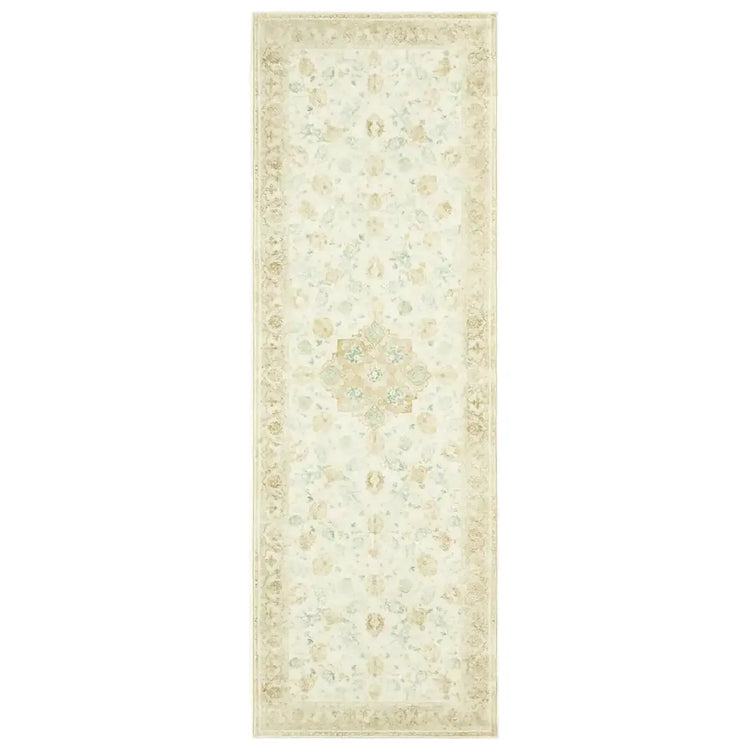 Soft Vintage Medallion Area Rug - Jinchan Home