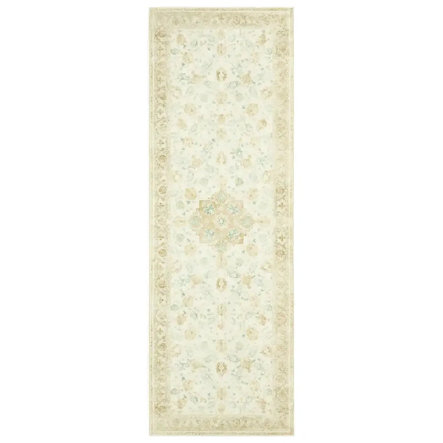 Soft Vintage Medallion Area Rug - Jinchan Home