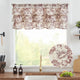 
                    
                      Peony Print Linen-Blend Waterfall Valance - Jinchan Home
                    
                  