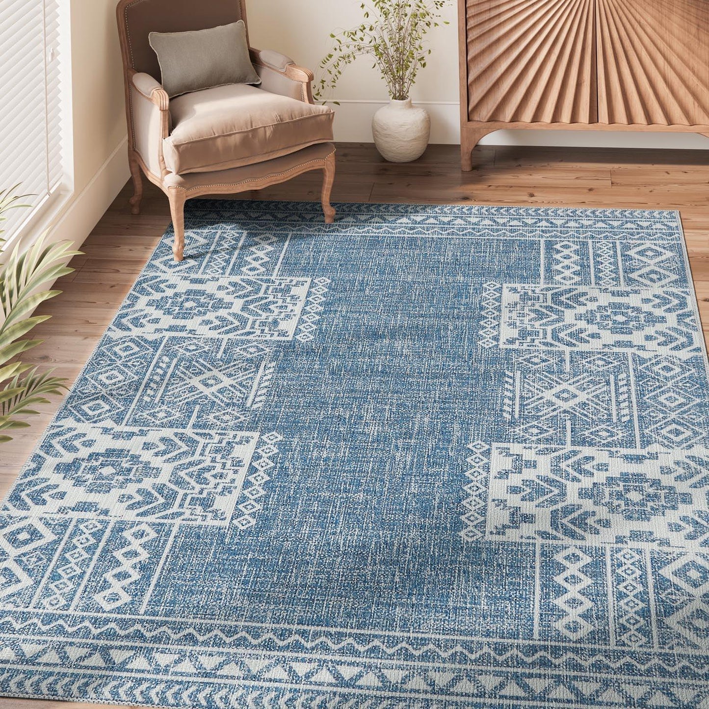 Berber Geometric Totem Rug - Jinchan Home