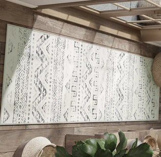 
                    
                      Boho Distressed Tribal Geometric Runner Rug - Jinchan Home
                    
                  