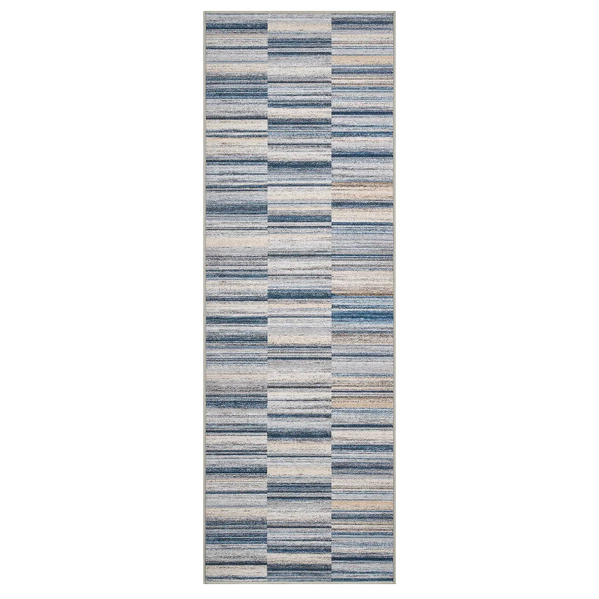 Striped Patchwork Area Rug - Jinchan Home