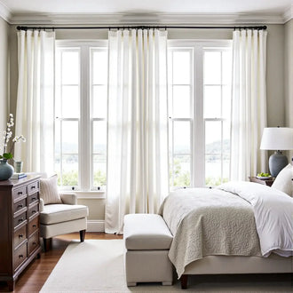 
                    
                      Solid Linen-Blend 3-in-1 Curtains - Jinchan Home
                    
                  
