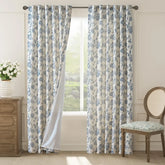 Vintage Botanical Vine Linen Curtains - Jinchan Home