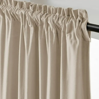 Velvet Curtain (1 Panel) - Jinchan Home