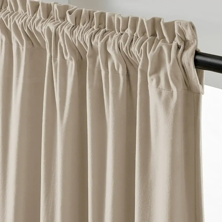 Velvet Curtain (1 Panel) - Jinchan Home